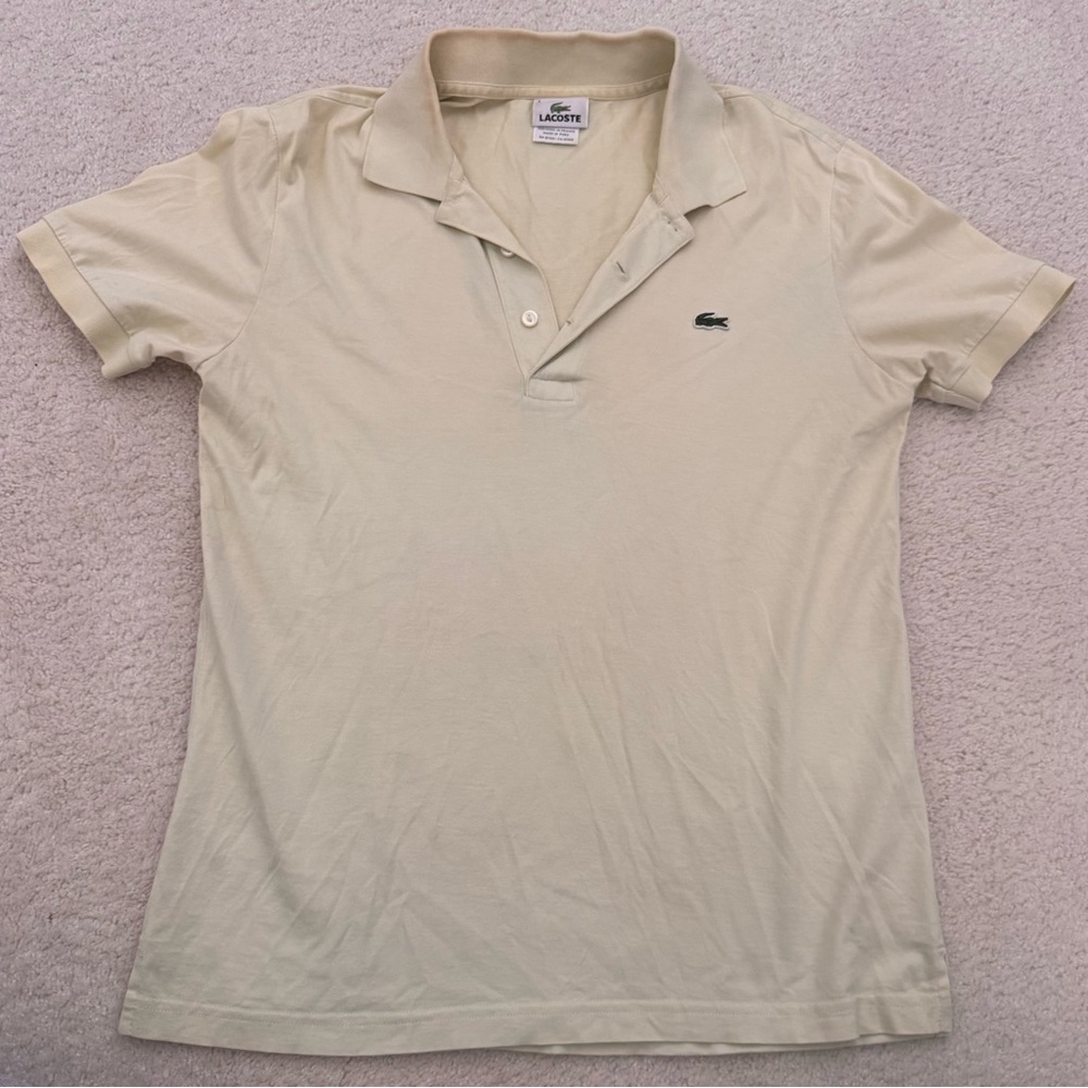 Lacoste Beige Polo Shirt